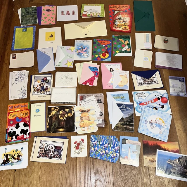 Greeting Cards JOB LOT (Birthday, Thanks, Invitations, Christmas, Miscellaneous)