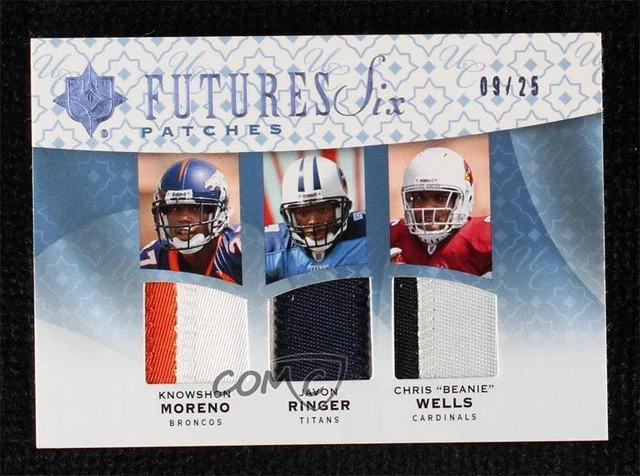 2009 Ultimate Collection /25 Chris Wells Glen Coffee Beanie Rookie Patch RC