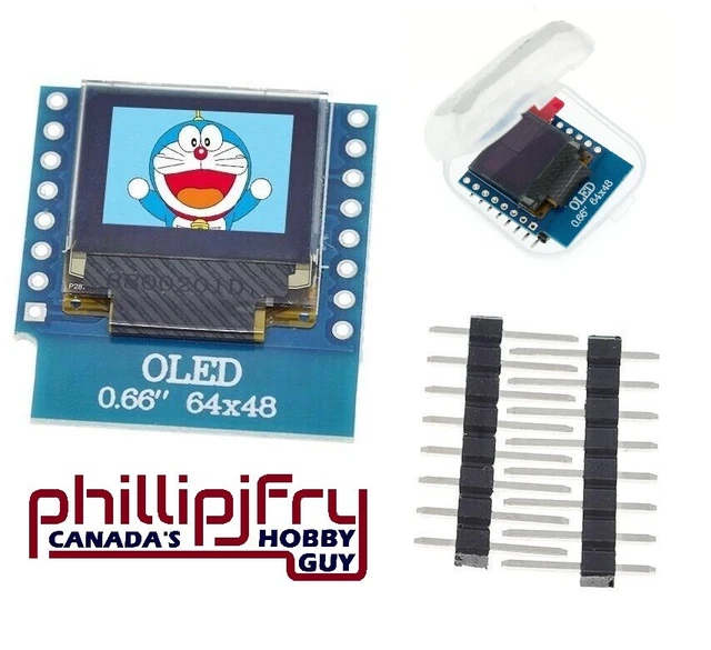 OLED DISPLAY MODULE LCD Screen IIC I2C 0.66 Inch For WEMOS D1 MINI ...
