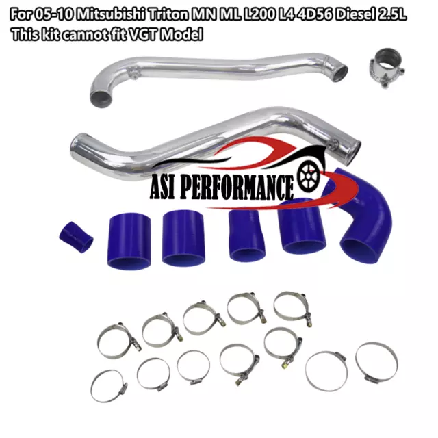 Intercooler Pipe Kits For 2005-2010 4D56 Mitsubishi Triton ML MN L200 2.5L Turbo