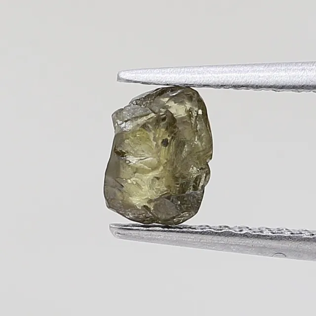 Verde Diamante Natural 0.43tcw Rough Irregular Forma Ver Video A Hacer Joyería