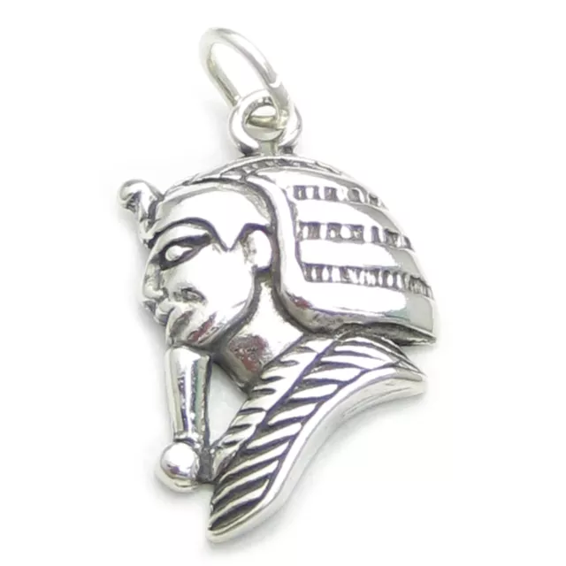 Charme égyptien Toutankhamon en argent sterling .925 x1 Pharaon Egypte charmes!