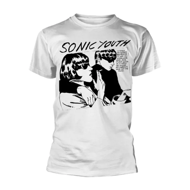 SONIC YOUTH - GOO ALBUM COVER (WHITE) WHITE T-Shirt X-Large