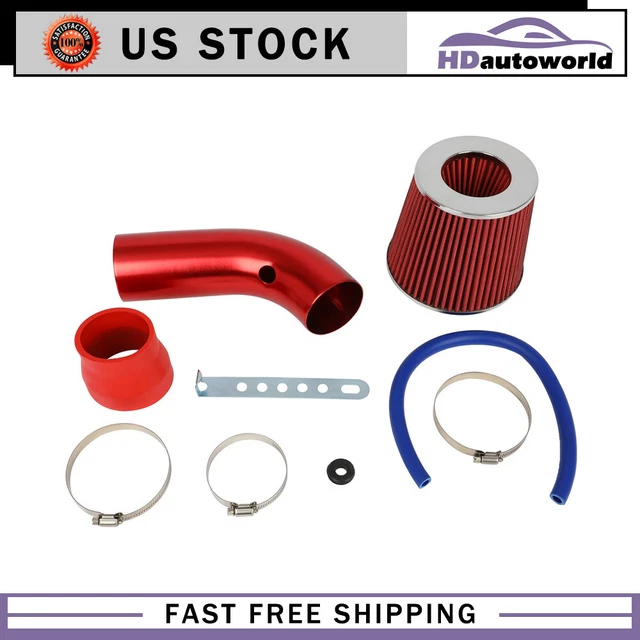 3'' Car Cold Air Intake Filter Induction Pipe Power Flow Hose System New