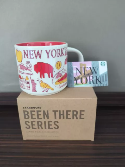 Starbucks Been There Series New York State With Gift Card 14oz Coffee Mug New A