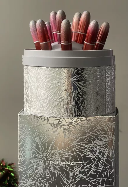 Mac Velvet Teddy's Party Crew Vault 7pc Limited Holiday Lipstick Gift Set