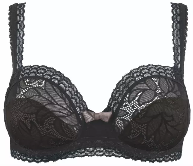 Playtex Invisible Elegance Balconett Bügel BH in schwarz 2