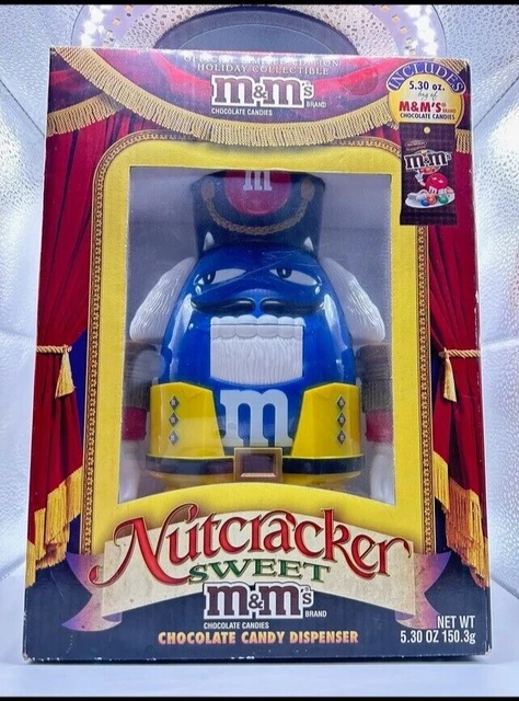 M&M's Nutcracker Sweet Candy Dispenser Blue limited edition