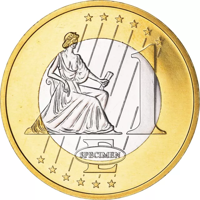 [#386818] Monaco, 1 Euro, 2005, unofficial private coin, MS, Bi-Metal, lic 2