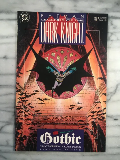 Batman: Legends of the Dark Knight #6 (1990-DC) **High+ grade**  Gothic!