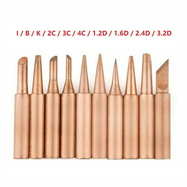Saldatura Punta Testa Saldatura Strumento 10pc / Set 900M-T Practical Nuovo