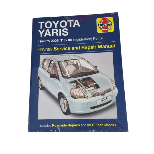 Toyota Yaris Petrol (99 - 05) T to 05 Reg Haynes Repair Manual (Paperback) New