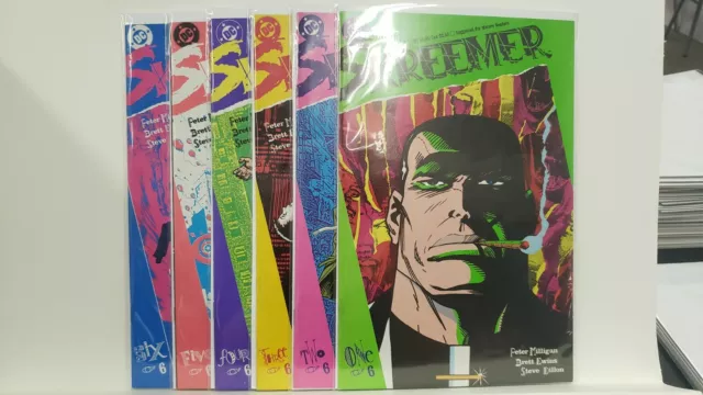 Skreemer #1-6 Complete Limited Series 1989 DC Comics 1st Printings Milligan