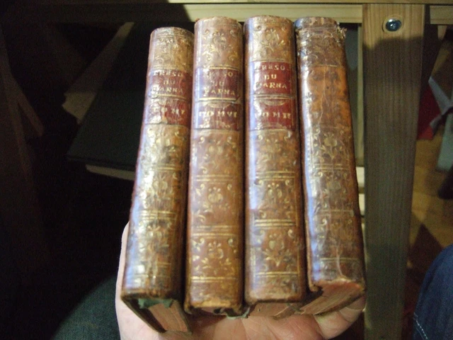 Lot livres anciens, 1772, 4  Volumes,