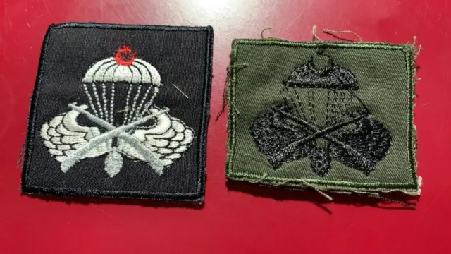 Commando PATCHES BADGE Türkei Turkey - 2 unit Turkish PARACHUTE PARATROOPER PARA