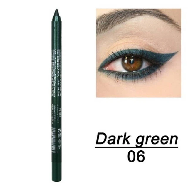 Dunkelgrün Lippen- & Augenfutter Bleistift Wasserdicht Creme Gel Matt Halloween Gothic Vamp