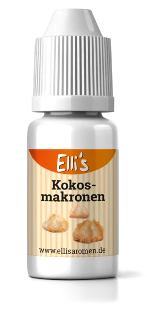 Ellis Alimenti Aroma - Gusto: Kokosmakronen - 10ml Concentrato