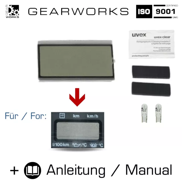 Tacho Display für VW Golf 1 2 MK II Bordcomputer Kombiinstrument Motometer