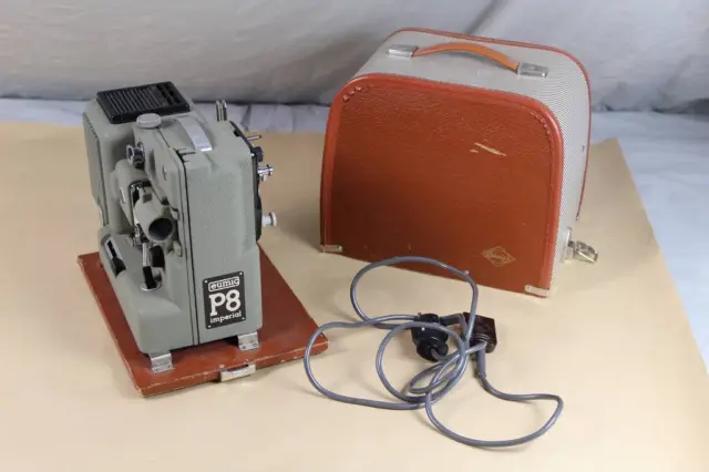 Eumig Wien Type P8 Imperial Vintage Film Projector + Suitcase - 1950er/60er/S52