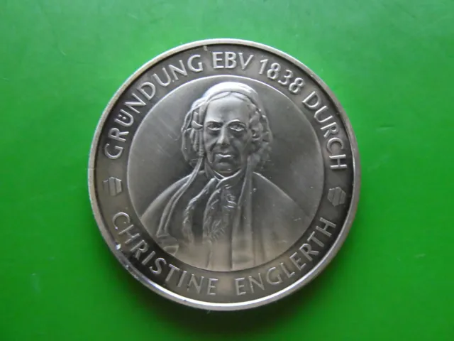 Medaille, 150 Jahre EBV, Christine Englerth, 1988