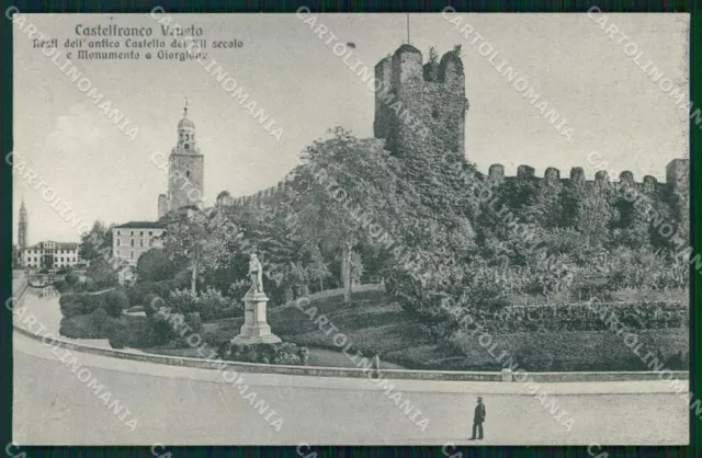 Treviso Castelfranco Veneto Castello Monumento Giorgione cartolina RB7057