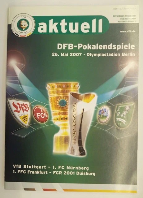 Orig.PRG   DFB Pokal   2006/07  FINALE   VfB STUTTGART - 1.FC NÜRNBERG  !!  TOP