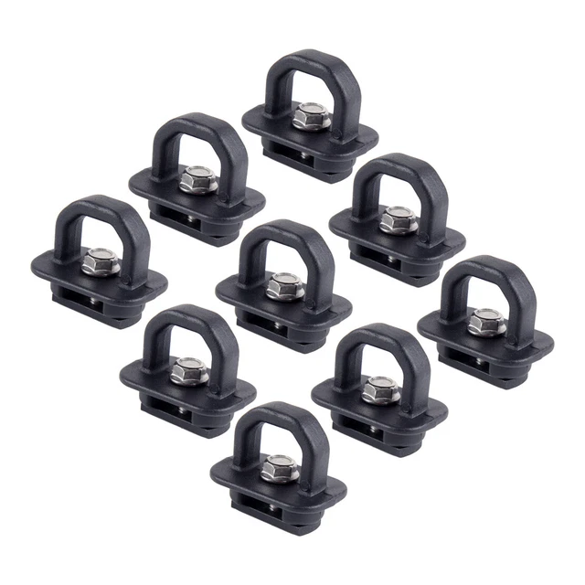 9x Tie Down Anchor Bed Side Wall Anchors Car Fit for GMC Chevy Metal ap