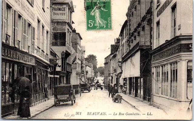 60 BEAUVAIS - la rue gambetta -