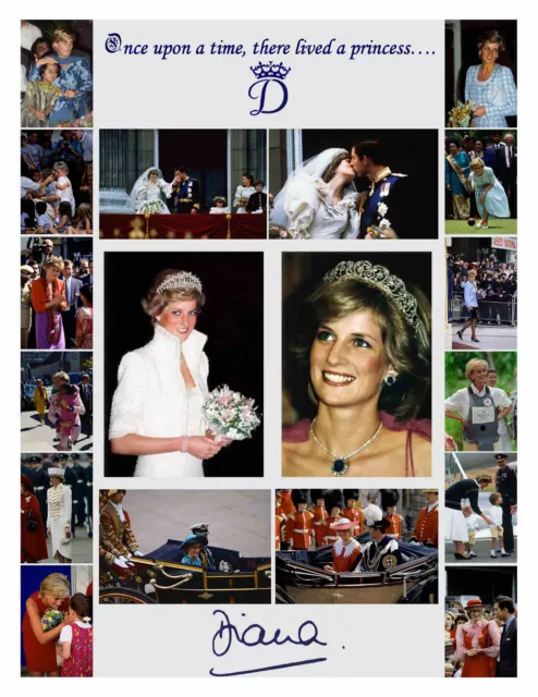 PRINCESS DIANA CANDID RETROSPECTIVE 18 PHOTO SET 1x8x10