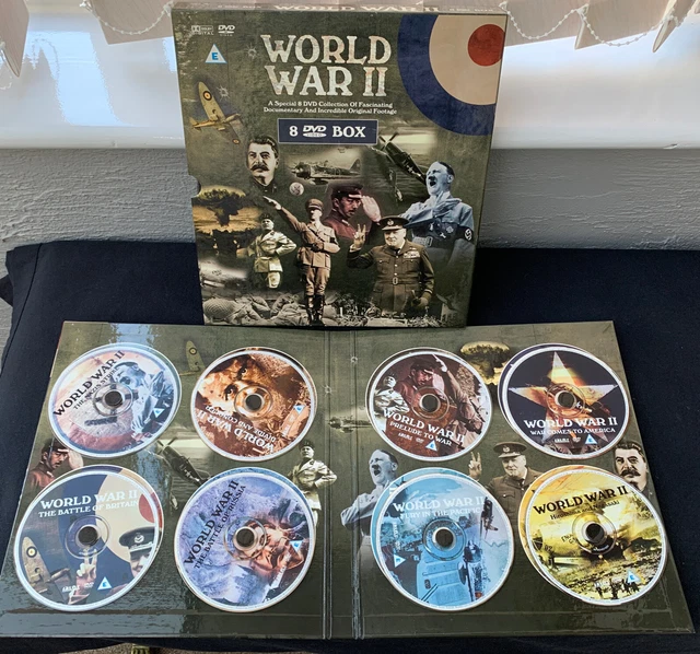 WORLD WAR 2 Special DVD Collection Documentaries Original Footage 8 DVD