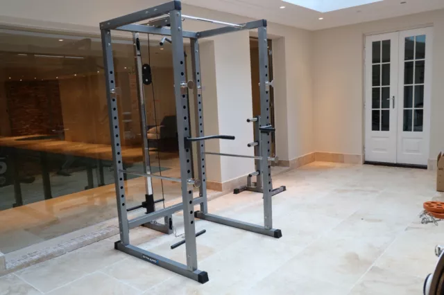 Gymano Professional Power Rack with Lat Pull Down Machine - Cost about £500