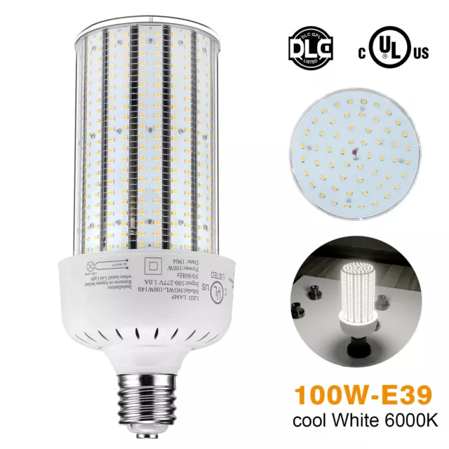 100W LED Corn Light Bulb for 400Watt Mercury Vapor Lamp E39 Workshop Warehouse