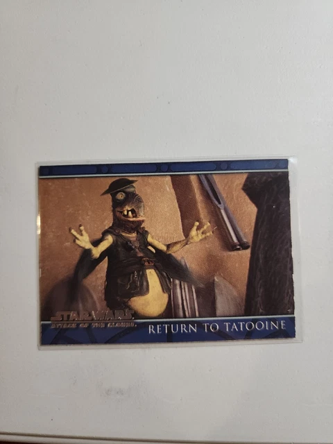 2002 Star Wars Attack of the Clones Trading Card #66 Return to Tattooine