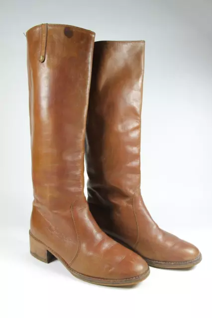 Women's Boots Leather Size 6,5 Braun Remonte True Vintage 80s Shoes