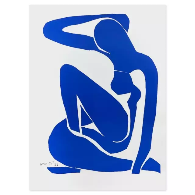 Henri Matisse 1869-1954 (Après ) " Nu Bleu I " Édition Limitée Lithographie, COA