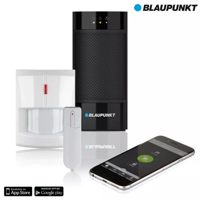 Blaupunkt Smart Home IP-Funk Alarmanlage Q3000 Bewegungsmelder Türkontakt