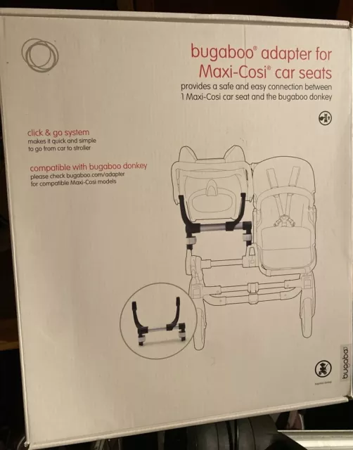NEW Bugaboo Donkey Car Seat Adaptor Mono - Maxi Cosi 855190MC01