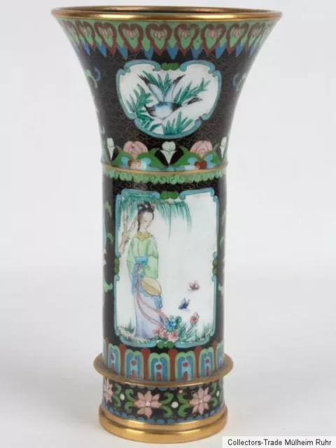 China 20. Jh. A Chinese Cloisonne Enamel Vase - Vaso Cinese Jarrón Chino Chinois