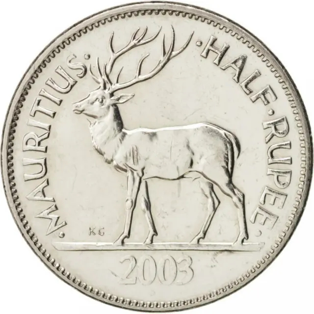 Mauritius ½ Rupee - Seewoosagur Ramgoolam | Stag Coin KM54 1987 - 2016