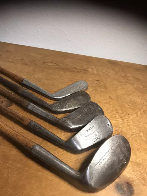 Set Of Ladies Irons Vintage Antique Hickory Golf Club