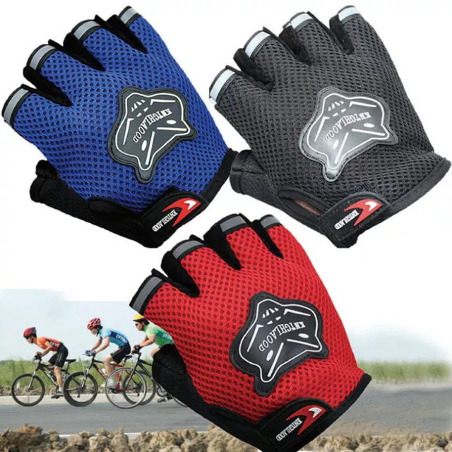 Guantes bicicleta al aire libre ciclismo bicicleta medio dedo Nuevos