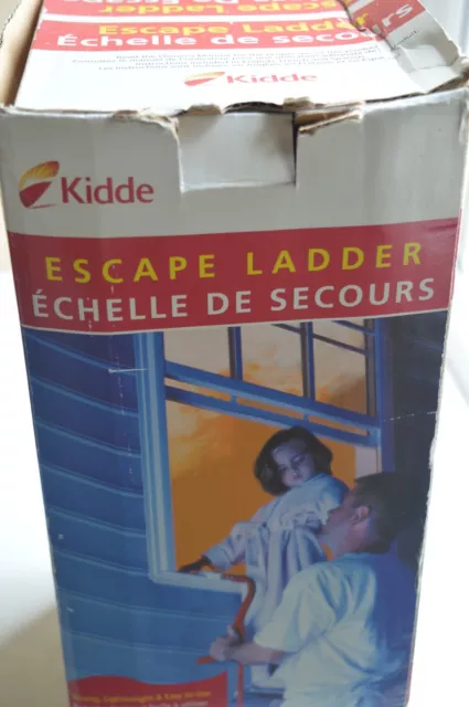 Escalera de escape Kidde Fire - modelo KL-2S - 468093 - 2 pisos, 13 ft (aprox. 3,9 m)