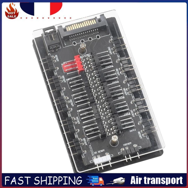 Magnetic Fan Module R# 3-IN-1 FAN Controller 12V 4PIN PWM Magnetic Cooling Fan Hub Computer ...