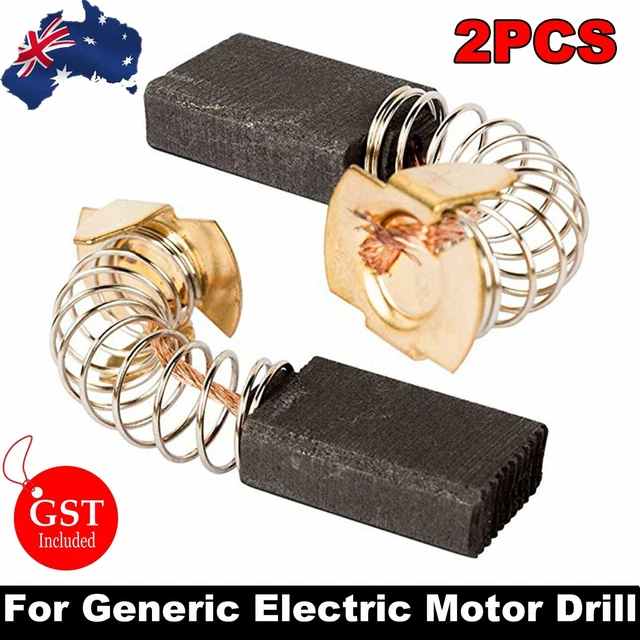 2-Piece Carbon Motor Brushes – 6x6x20mm Replacement For Electric Drills & Power Tools