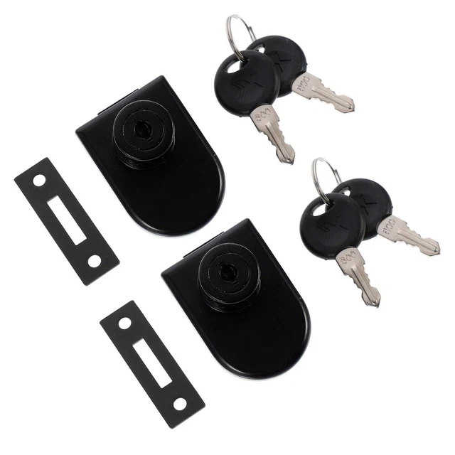 2 set vetro serratura porta singola serratura armadio serratura porta blocco vino