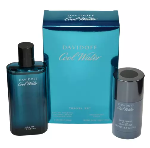 Davidoff Cool Water Man Travel Set Cool Water EDT 125ml + Deodorant Stick 70g