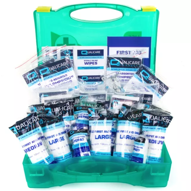 PREMIUM HSE APPROVED 1-20 Person FIRST AID KIT WALL MOUNTED HARD BOX Workplace