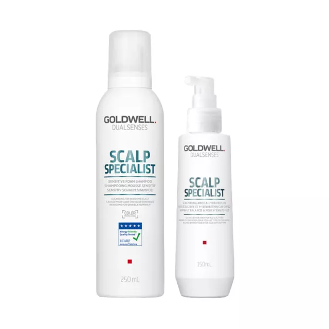 GOLDWELL DS Kit Scalp Specialist Sensitive Foam Sh 250ml + Fluid 150ml