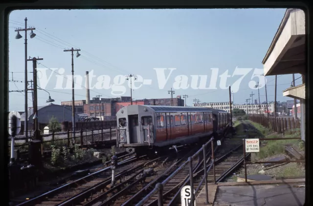 Original Slide Mbta Boston Subway Transit Kodachrome 1964
