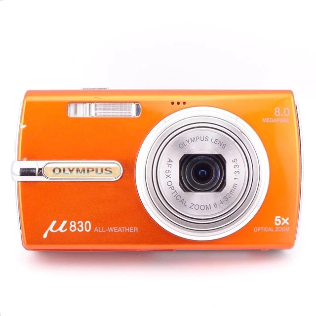 OLYMPUS Μ830 GREEN Compact Digital Camera Tested Working Seller